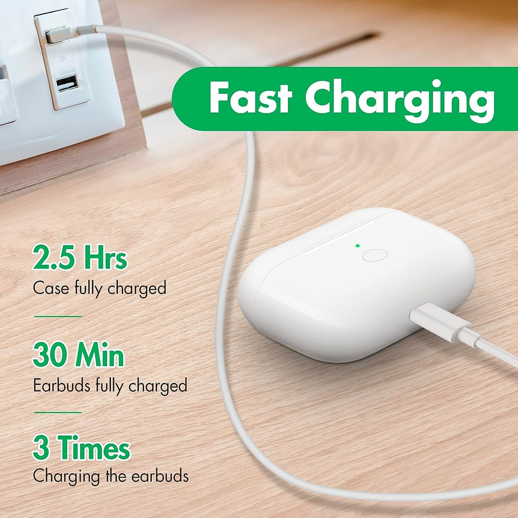 Wireless Charging Case Replacement for AirPods Pro 1 2
