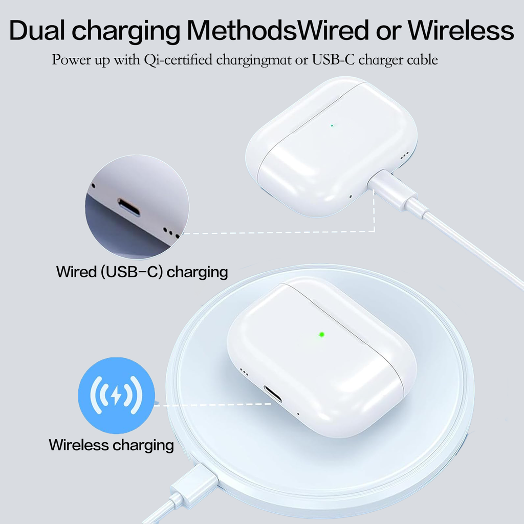 Wireless Charging Case Compatible with AirPods 4th