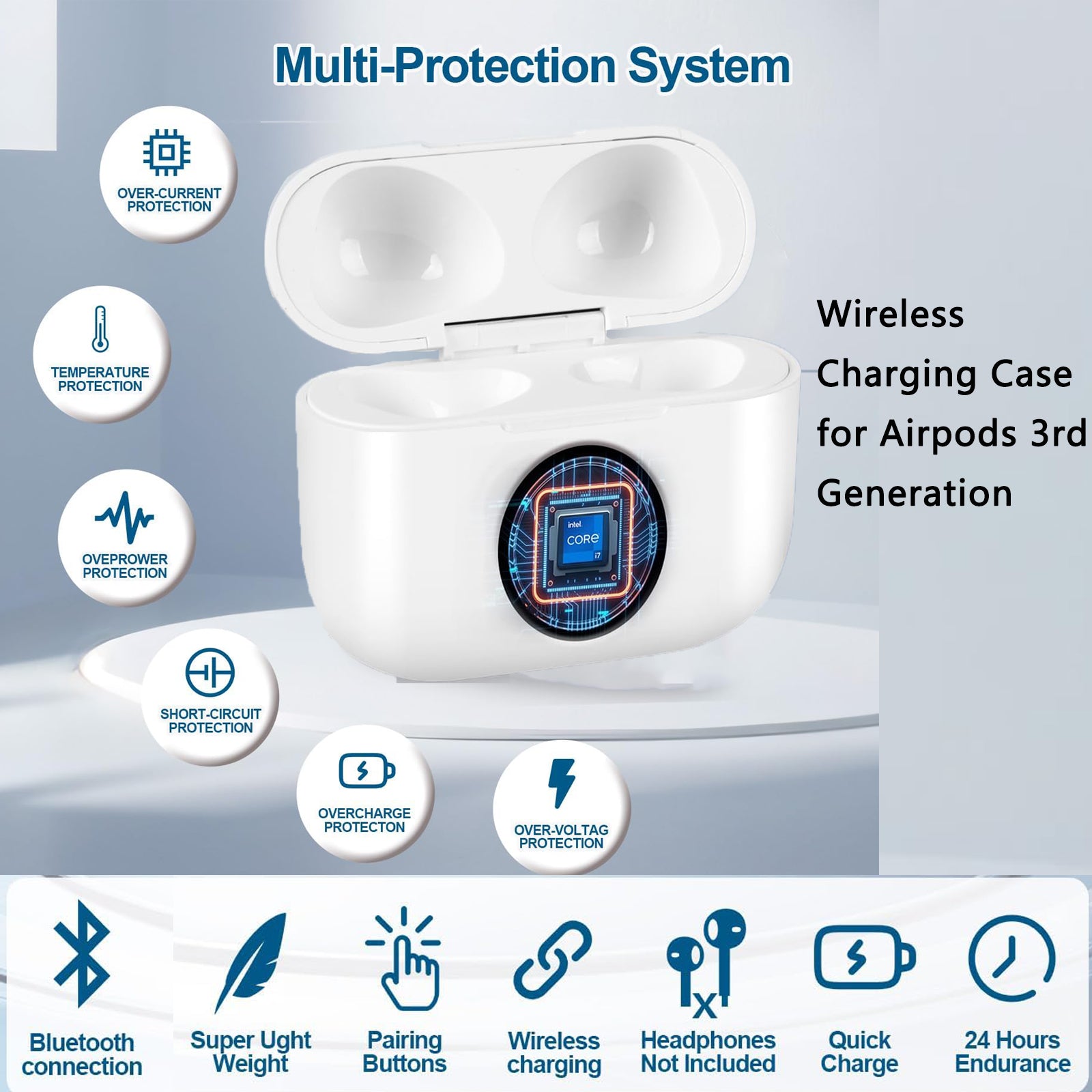 Wireless Charging Case for Airpods 3rd Gen
