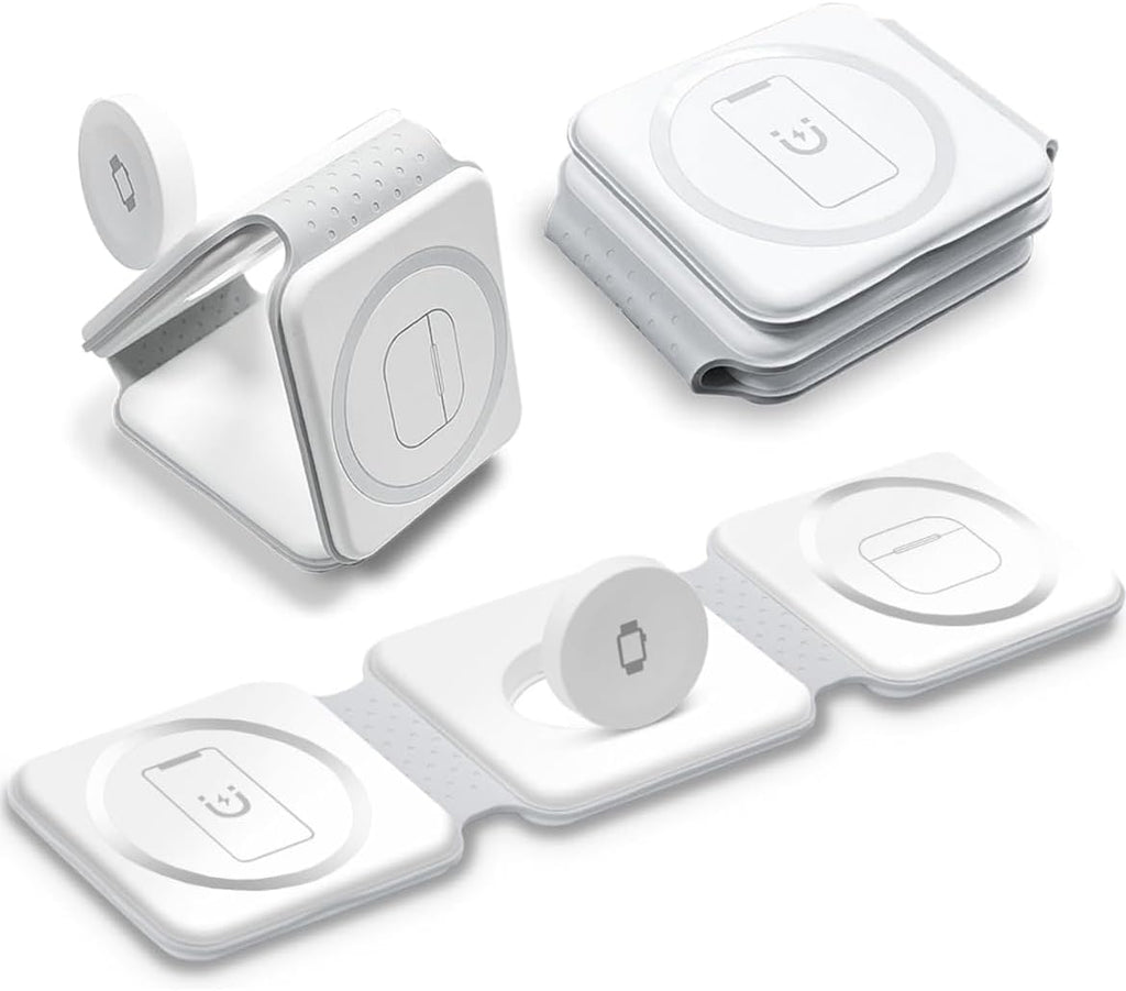 3 in 1 Foldable Magnetic Wireless Charger Dock