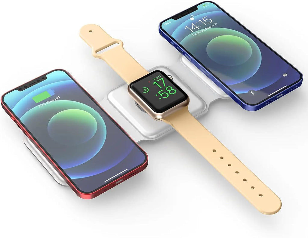 3 in 1 Foldable Magnetic Wireless Charger Dock