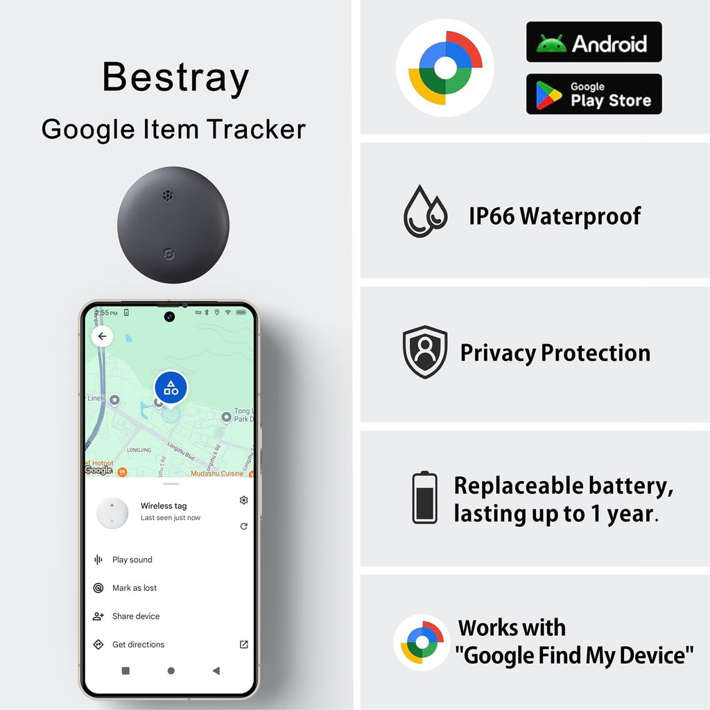 smart Tracker Tag（Compatible with Google Find My Device）