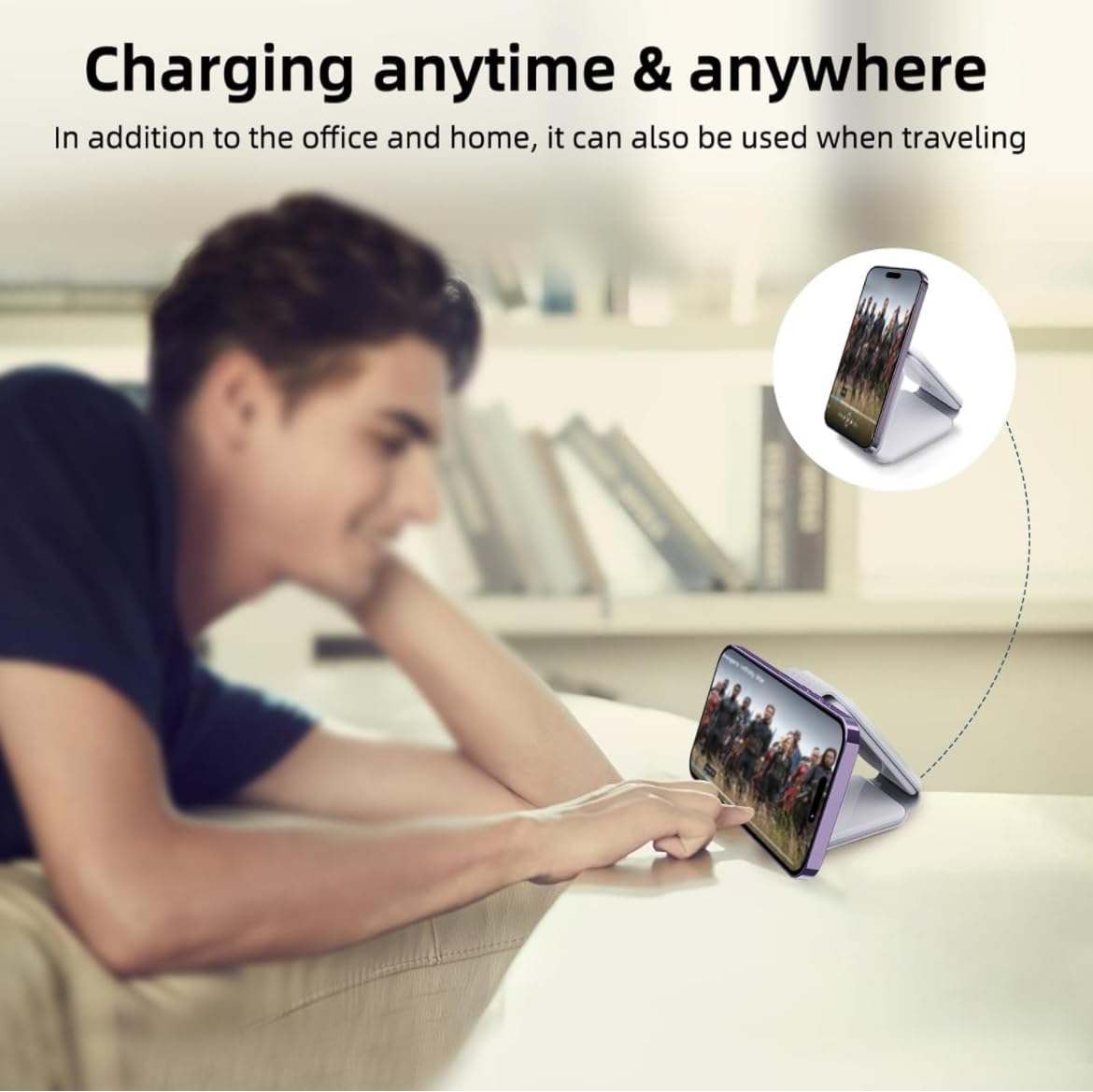 3 in 1 Foldable Magnetic Wireless Charger Dock