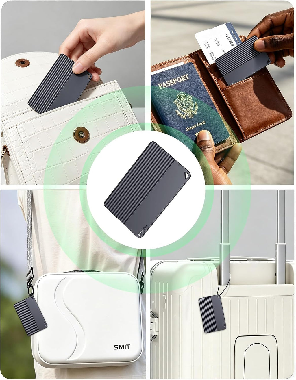 Wallet Tracker Card for Apple Find My or Google's Find Hub Device