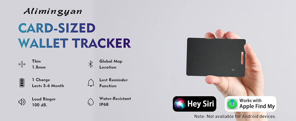 Wallet Tracker Card(iOS Only)