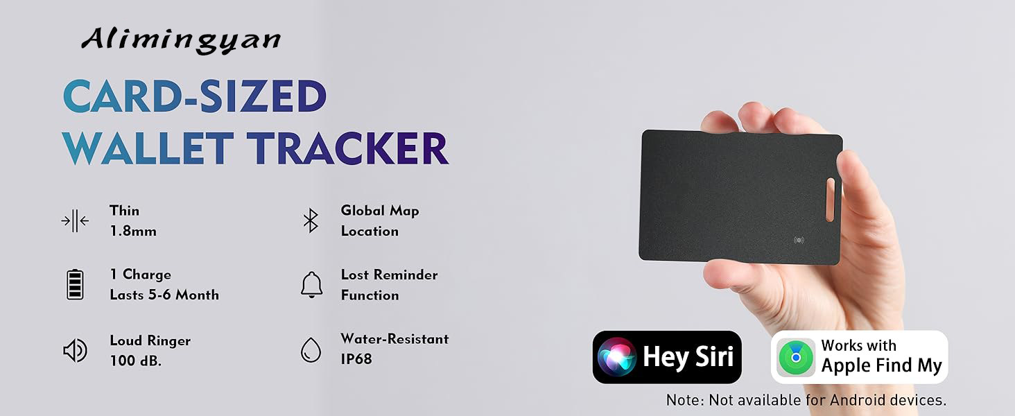 Wallet Tracker Card(iOS Only)