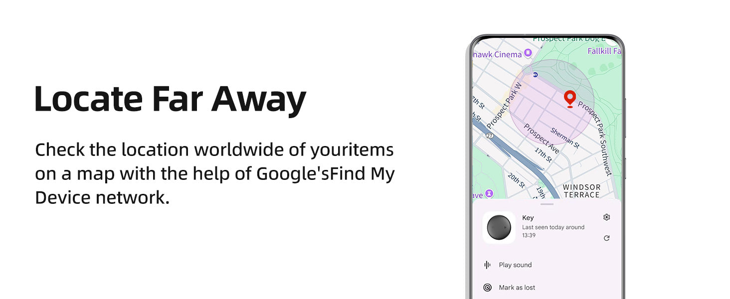 smart Tracker Tag（Compatible with Google Find My Device）