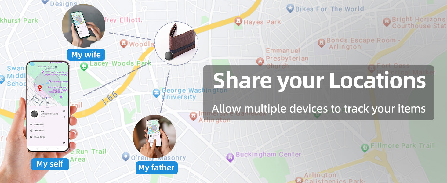smart Tracker Tag（Compatible with Google Find My Device）
