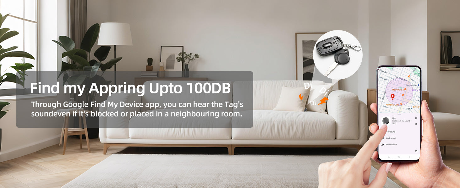 smart Tracker Tag（Compatible with Google Find My Device）