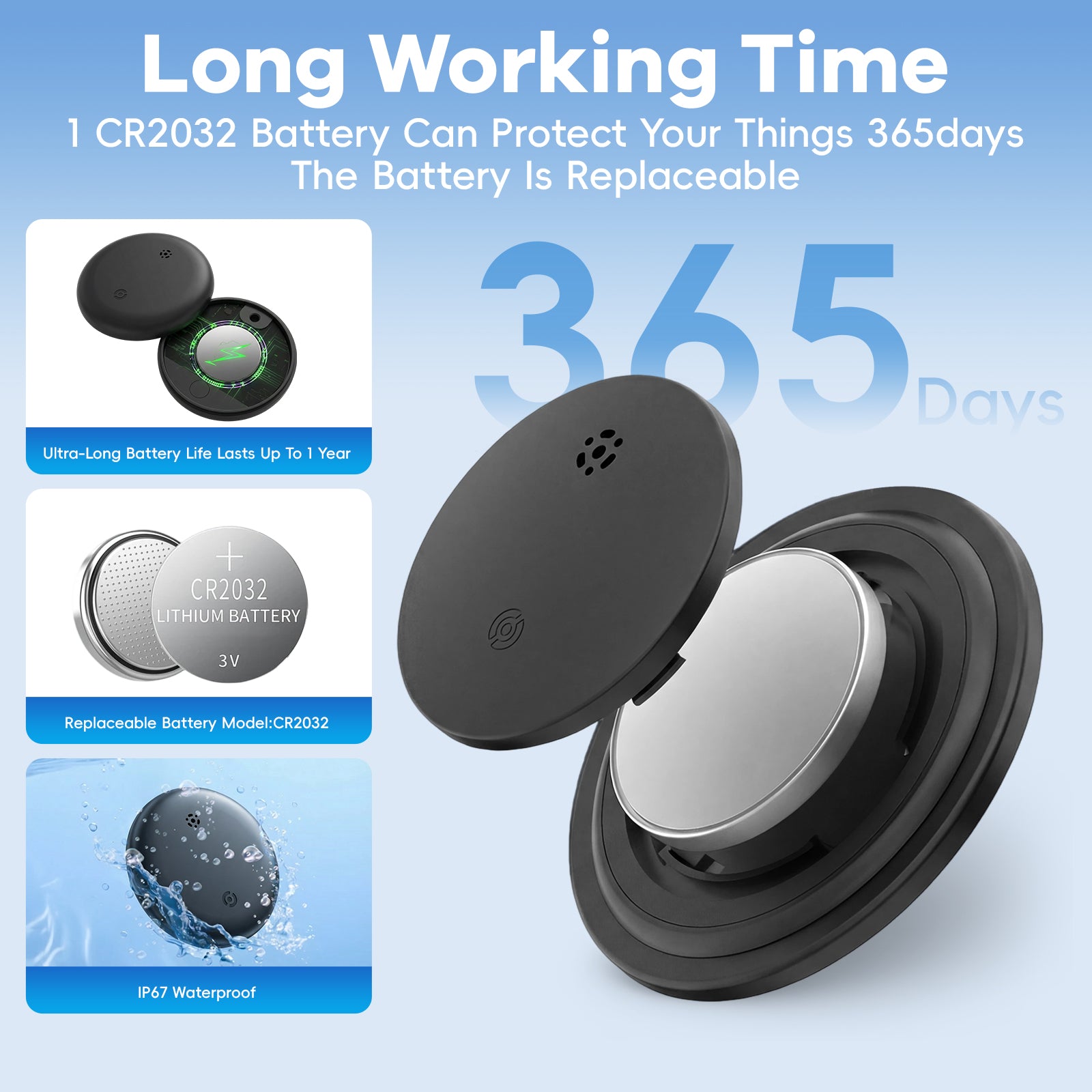Dual System Tracker Smart Tags （Work with Apple Find My (iOS)&Google's Find Hub(Android)
